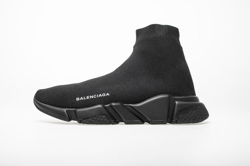 Ba*len*cia*ga speed trainer sneakers all black 483502 w05g0 1000