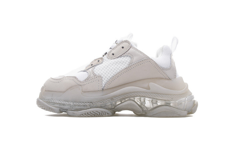 Ba*len*cia*ga triple s trainers clear sole trainer white 544351-w09e1-9000