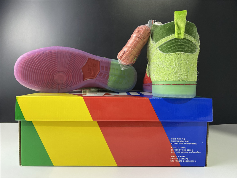 dunk sb nike sb dunk high “strawberry cough cw7093-600