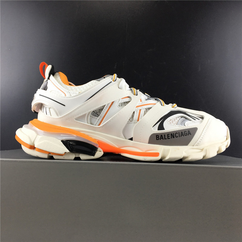 Ba*len*cia*ga 3.0 track trainer orange white with led